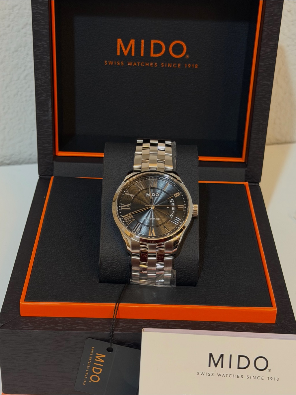 Mido Belluna Ii Automatic Black Dial Mens Watch M0244071105300